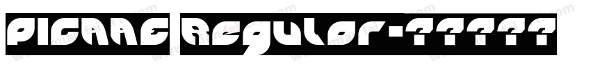 PICAAE Regular字体转换